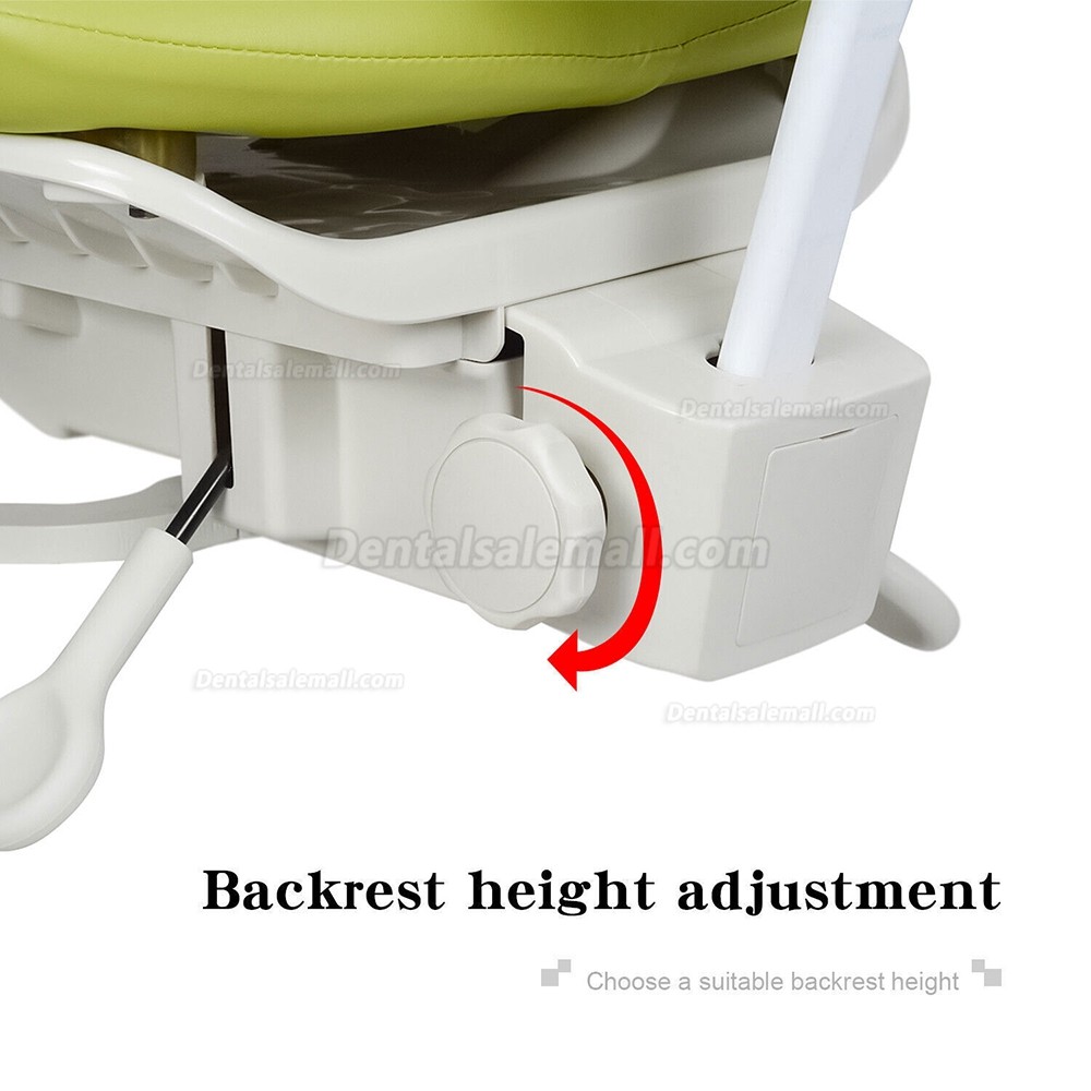 Ergonomic Dental Microscope Stool Micro Surgeon Chair with Amrests Adjustable Foot Controlled